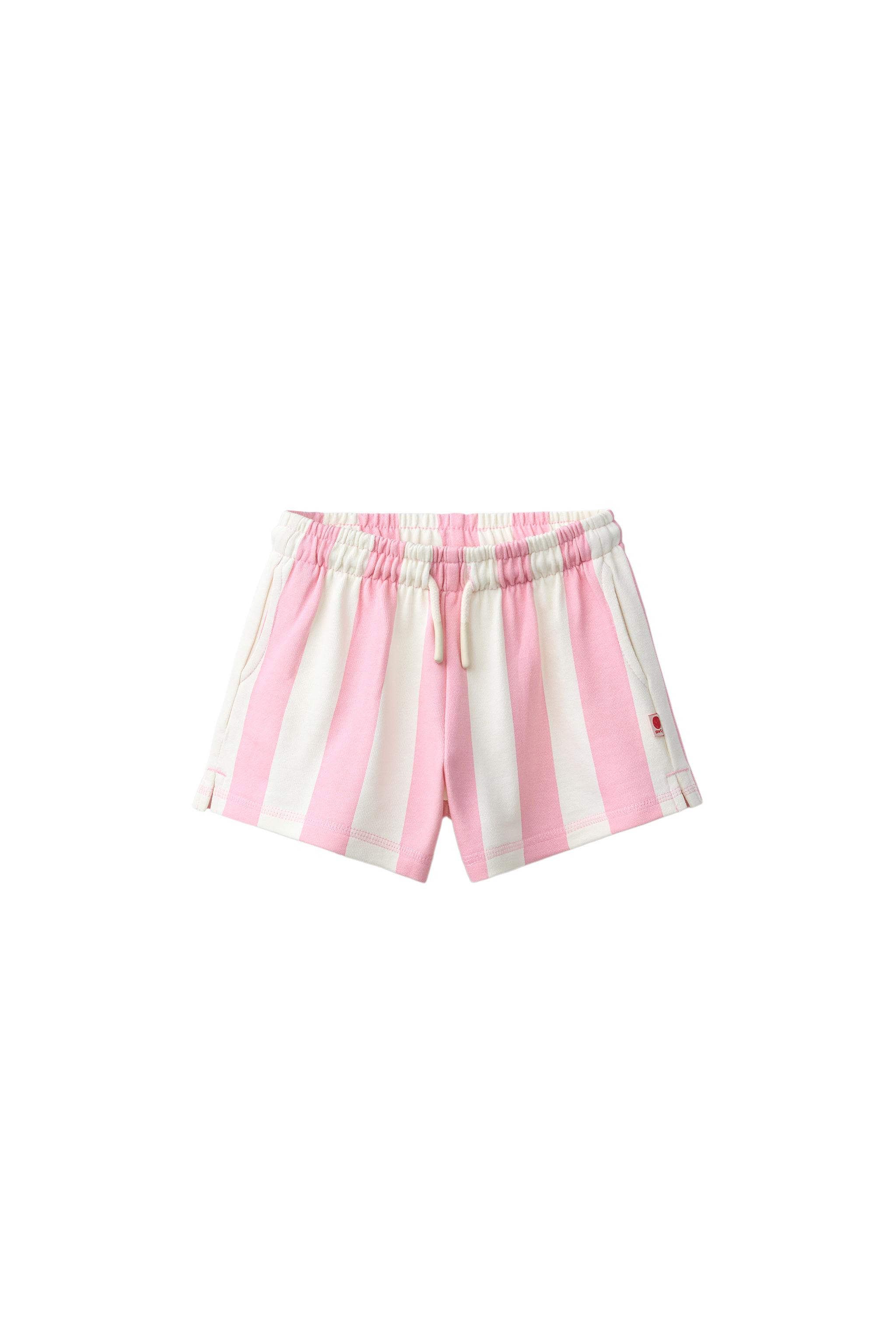 STRIPED PLUSH SHORTS | Zara US