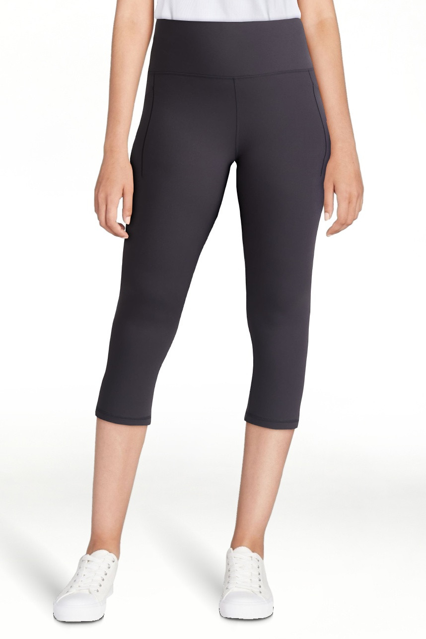 Avia Women's and Women's Plus SoftSculpt High Rise Capri Leggings with Pockets, Sizes XS-4X | Walmart (US)