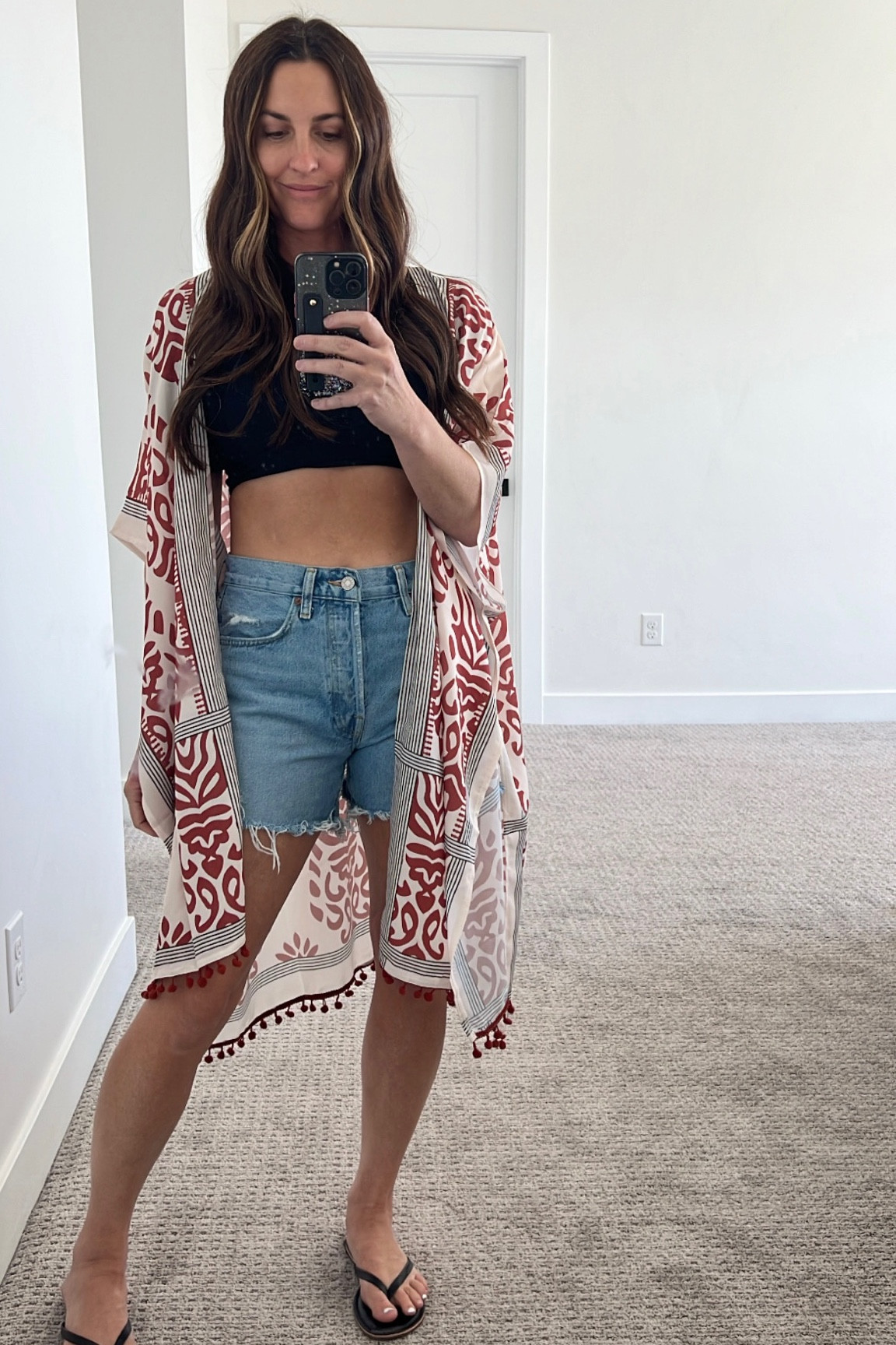 Kimono’s are such a fun layer for spring and summer! This one comes in so many cute patterns! 