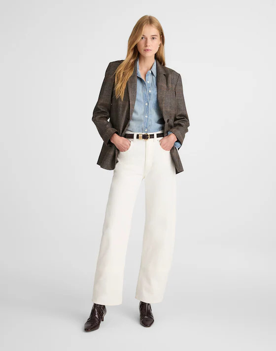 Cardigan Blazer in Plaid | Madewell