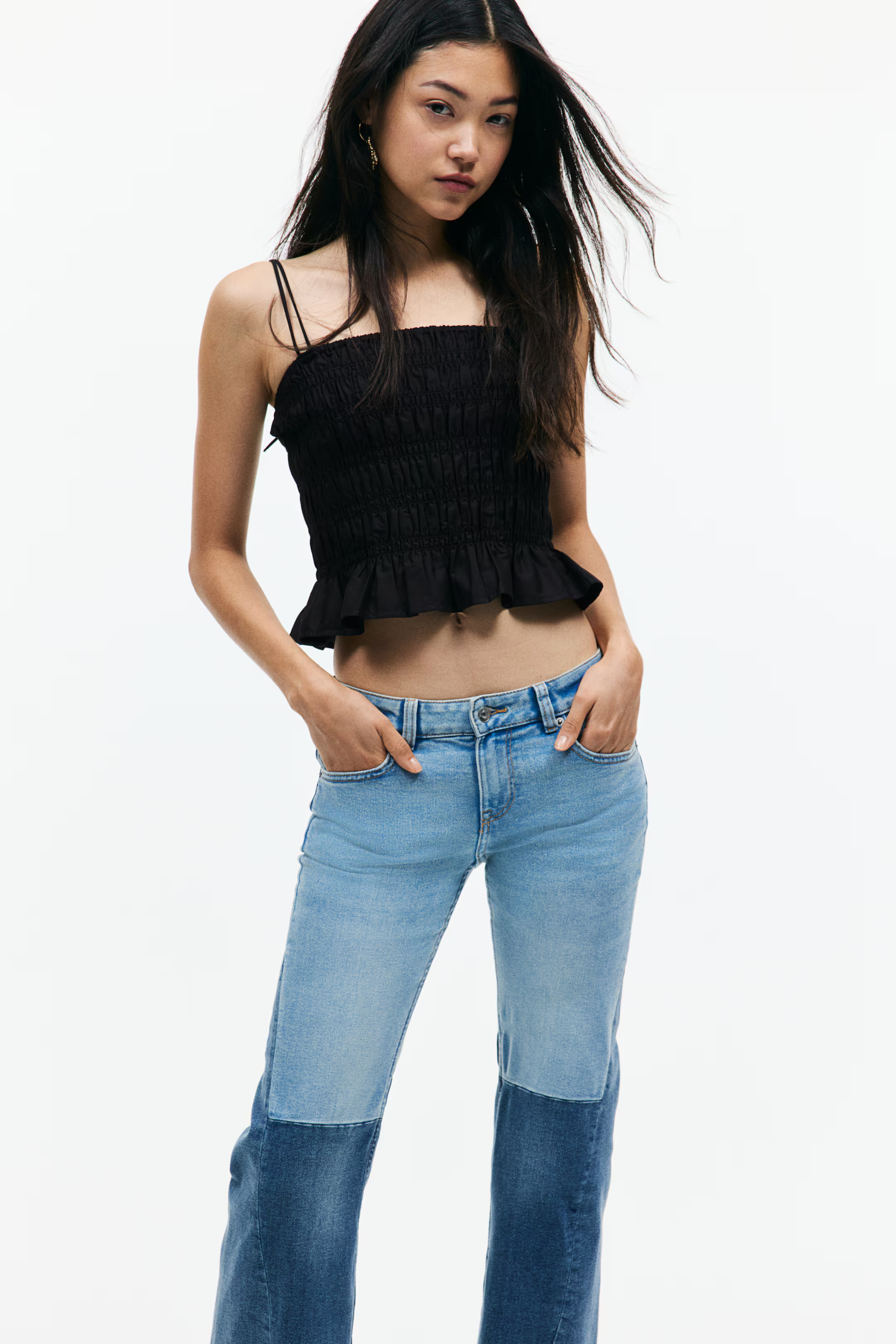 Smocked strappy top | H&M (UK, MY, IN, SG, PH, TW, HK)