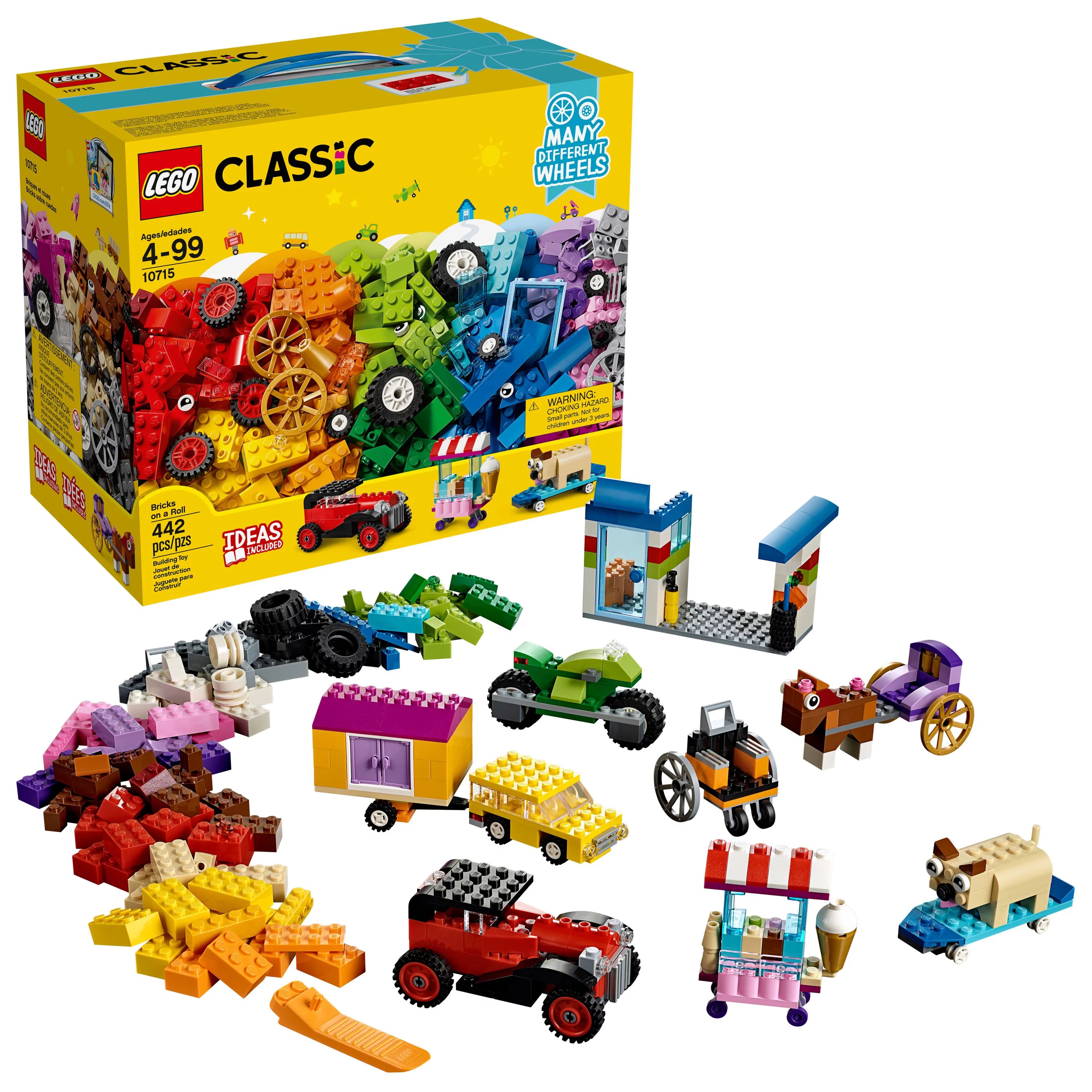 LEGO Classic Bricks on a Roll 10715 (442 Pieces) | Walmart (US)