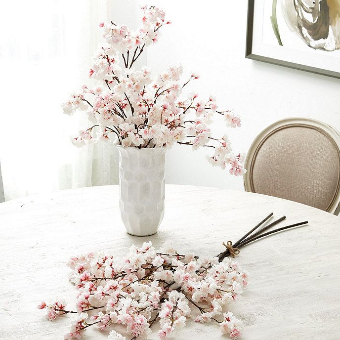 Cherry Blossom Stems - Set of 3 | Ballard Designs | Ballard Designs, Inc.
