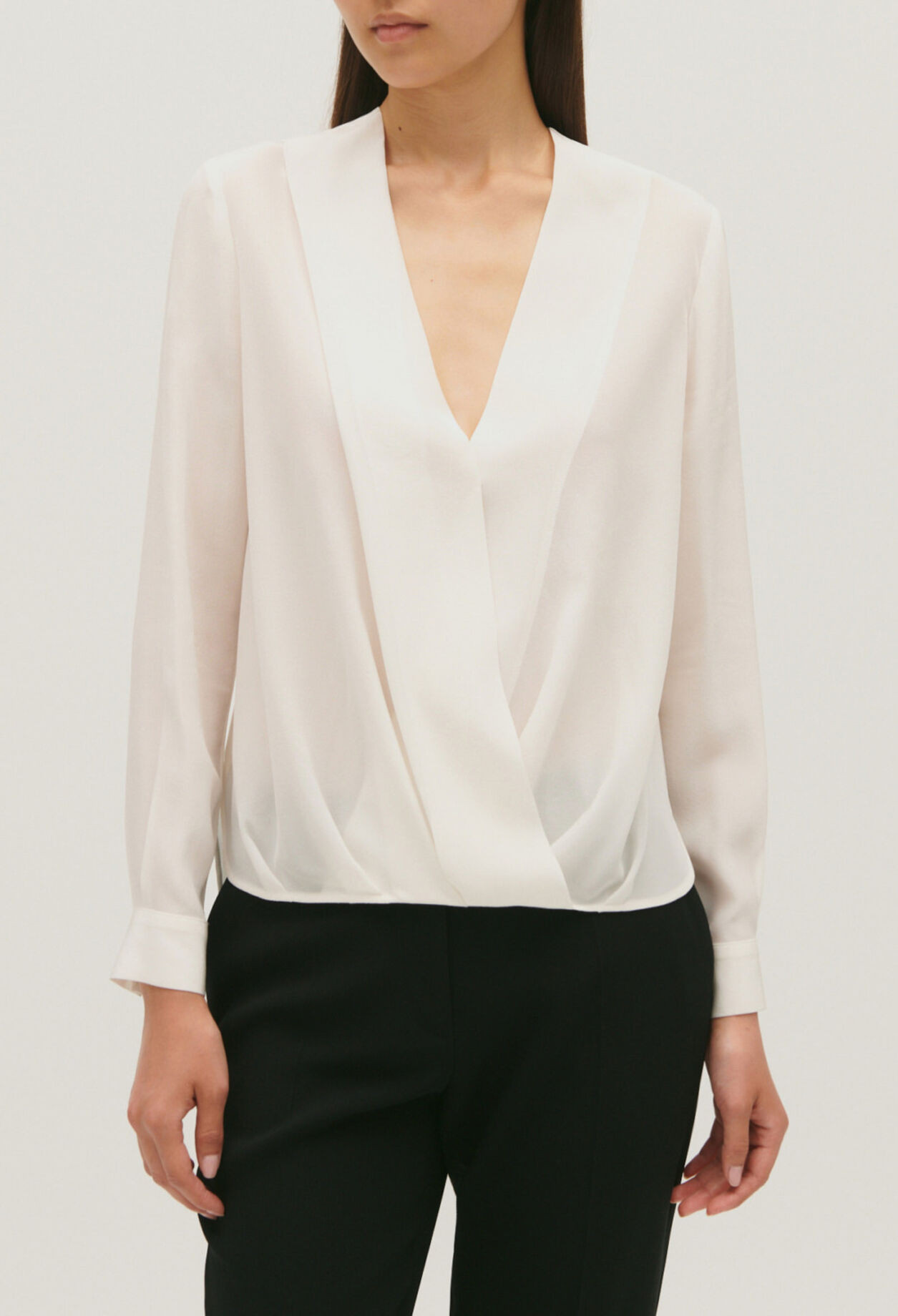 V-neck blouse | Claudie UK | Claudie Pierlot (FR, DE, ES, UK)