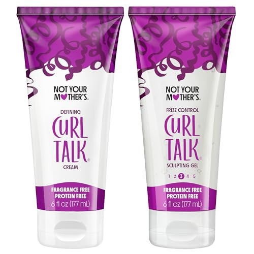 Amazon.com : Not Your Mother's Fragrance-Free Curl Talk Sculpting Gel & Defining Cream (2-Pack) -... | Amazon (US)