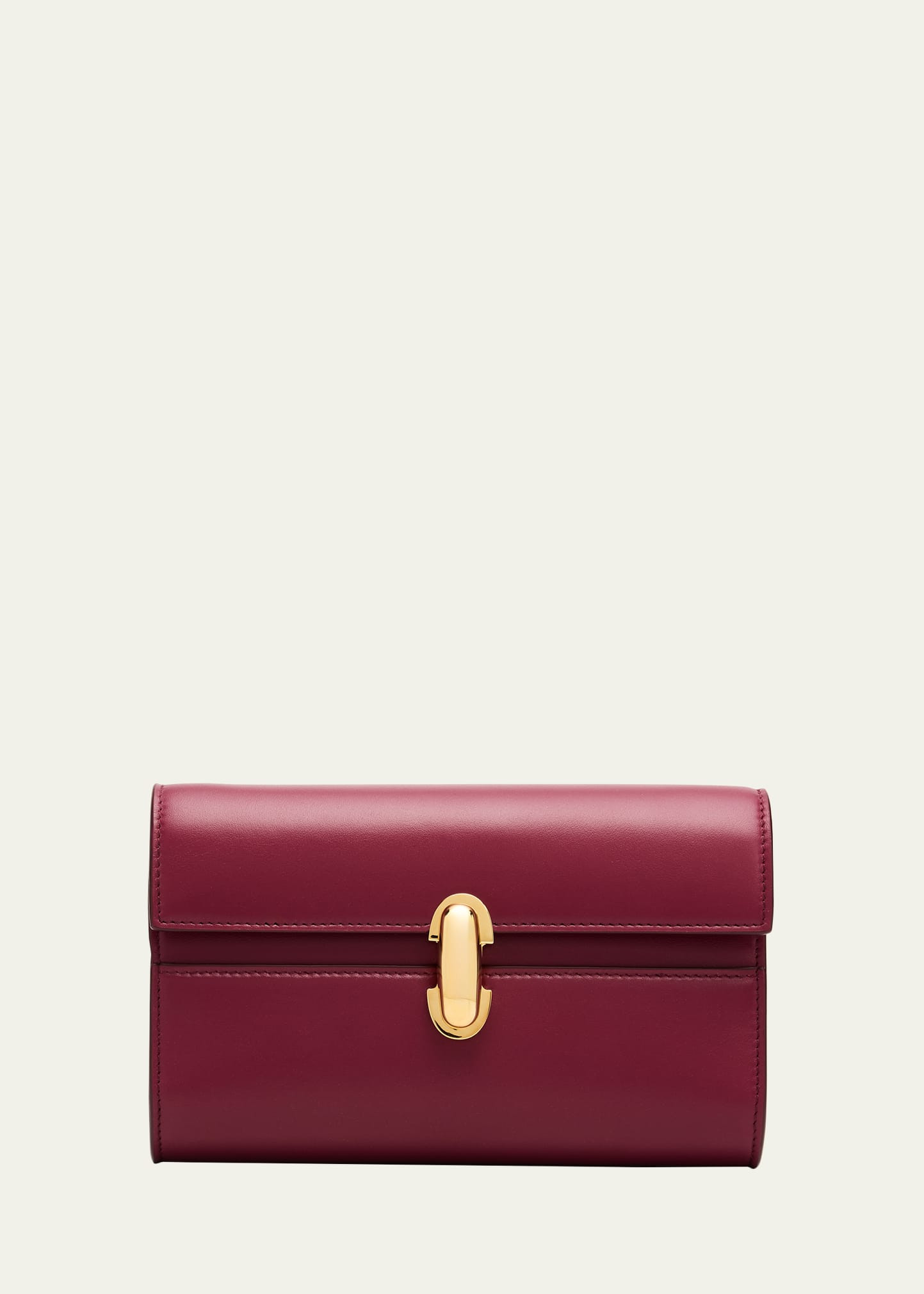 Savette Symmetry Mini Leather Clutch Bag | Bergdorf Goodman