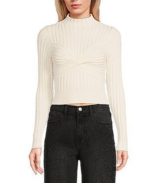 GB Twist Cropped Sweater - XS | Dillard's
