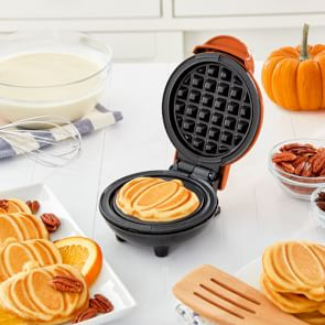 Dash Mini Pumpkin Waffle Maker | Williams-Sonoma
