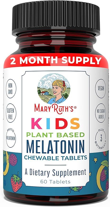 MaryRuth Organics Melatonin | 2 Month Supply | Kids Melatonin Chewable Tablets Ages 4+ | St Johns... | Amazon (US)