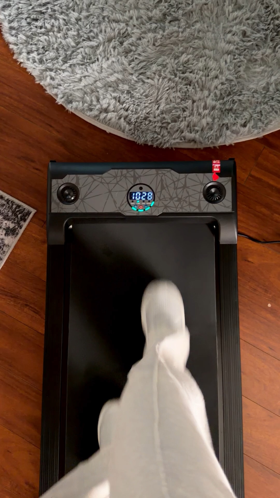 On days when it’s hard to get outside, I have POTS and Vestibular Migraine so fainting is a very real risk for me, I walk on my walking pad just to get some movement and stop if I’m feeling faint. 

#walkingpad #treadmill

#LTKActive #LTKfitnessgoals #LTKselfcare