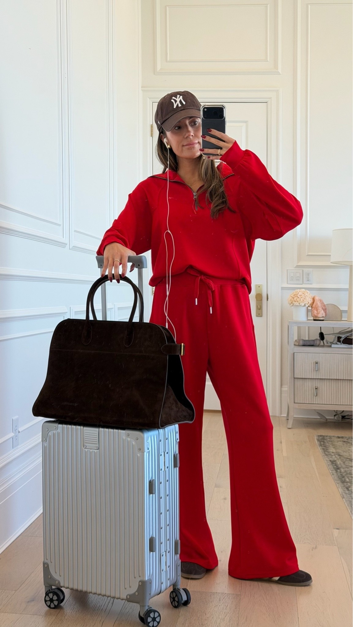 The perfect travel outfit! All from Amazon! This matching set comes in a bunch of colors and is so comfy.  I’m wearing size small

Amazon fashion, travel outfit, airport outfit, airplane outfit, matching set, red matching set, travel bag, Amazon suitcase

#LTKTravel #LTKSeasonal #LTKootd