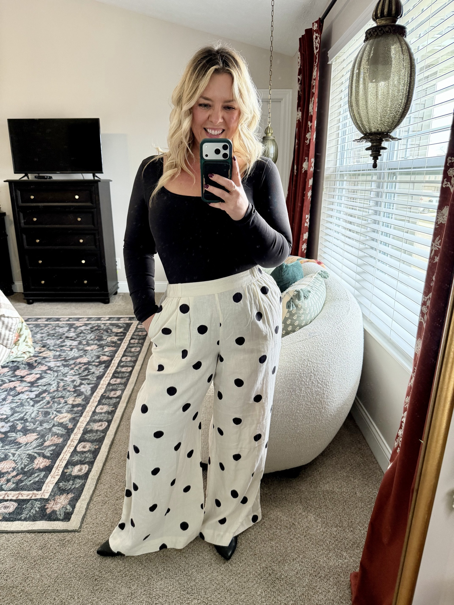 CUTEST new comfy pants from Target that make you still look put together! I’m between a med & lg in pants these days & I sized down to a med in these, I’m 5’2” & wearing a large in the Walmart top!


#LTKOver40 #LTKMidsize #LTKPetite