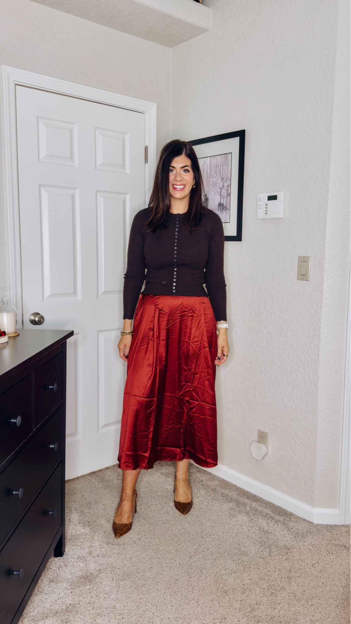 Amazon workwear under $50
In a medium cardigan
Large satin skirt

#LTKMidsize #LTKTall #LTKWorkwear