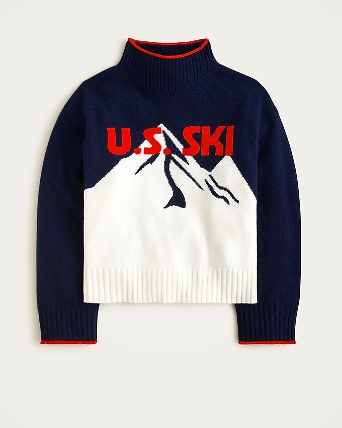U.S. Ski & Snowboard by J.Crew graphic Rollneck™ sweater in vintage wool | J. Crew US