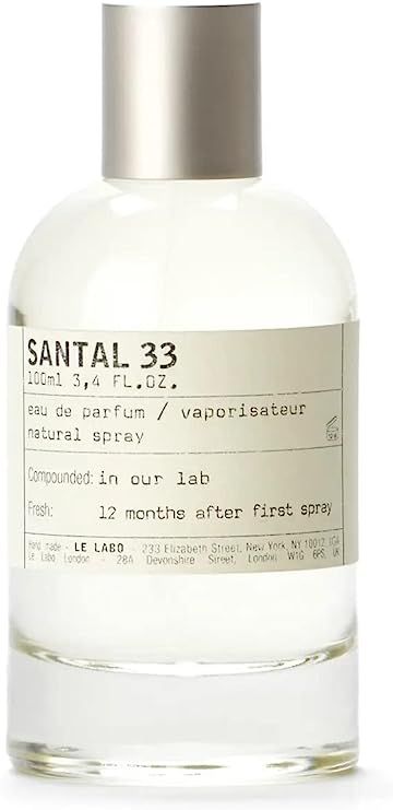 Santal 33 Unisex Spray 3.4oz./100ml, Woody Leather | Amazon (US)
