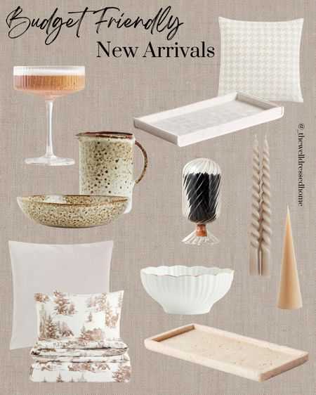 Some new favorite curated decor | match cloche, gold rimmed bowl, champagne coupe, toile comforter, stone tray

#LTKhome #LTKsalealert #LTKSeasonal