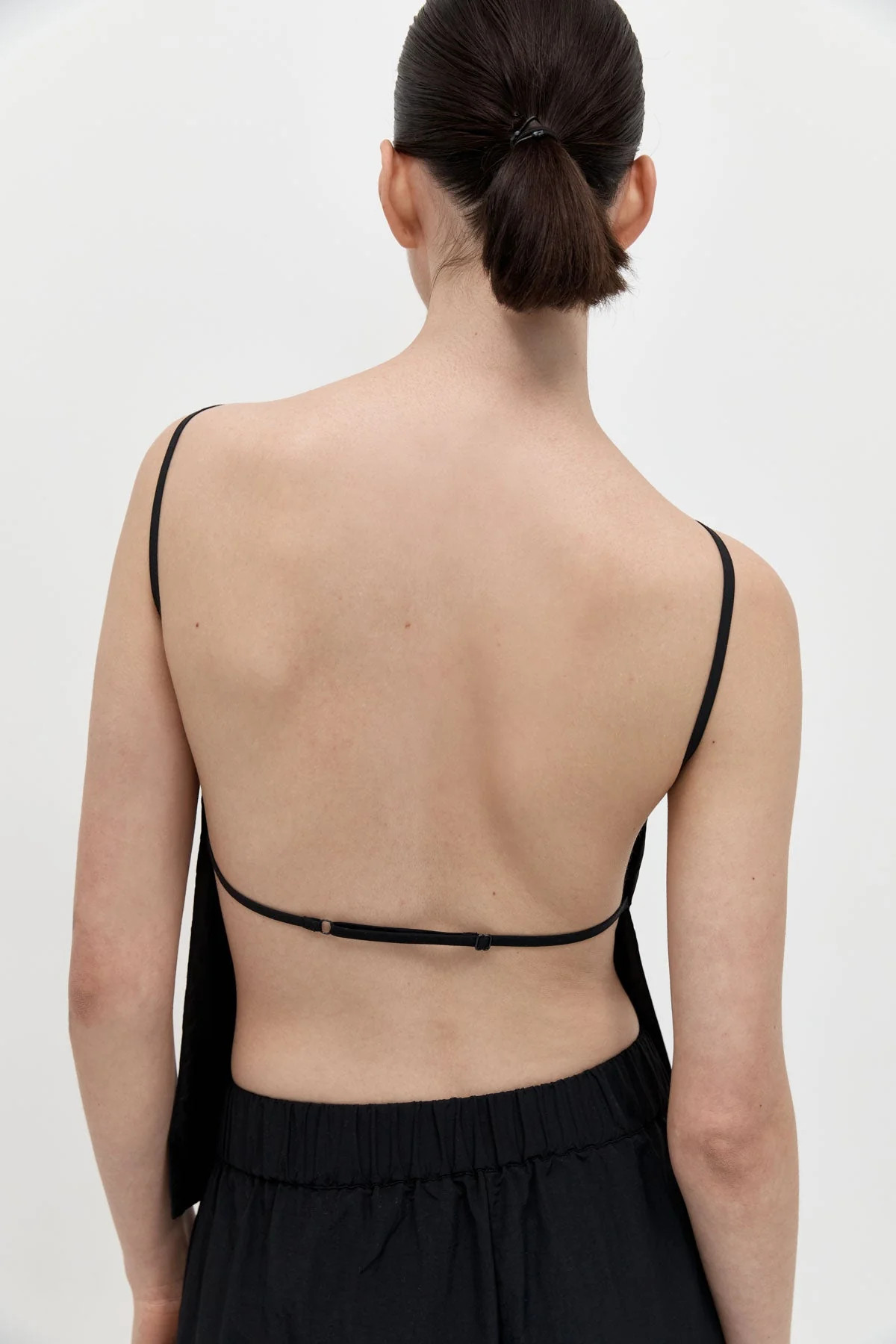 Square Neck Top - Black | St. Agni