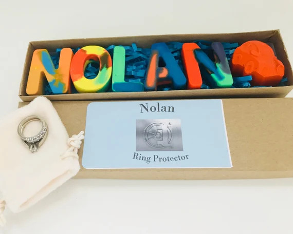 Ring Bearer Personalized Crayon Name in Gift Box Ring Bearer | Etsy | Etsy (US)