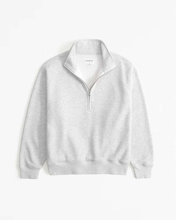 Women's Essential Vintage Sunday Half-Zip | Women's New Arrivals | Abercrombie.com | Abercrombie & Fitch (US)