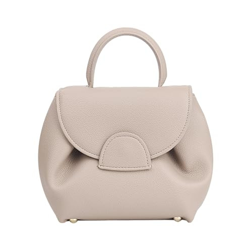 women's top-handle handbags,top handle bag,designer bags for women,luxury handbags,mini faux leather shoulder bag(Elephant Gray) | Amazon (US)