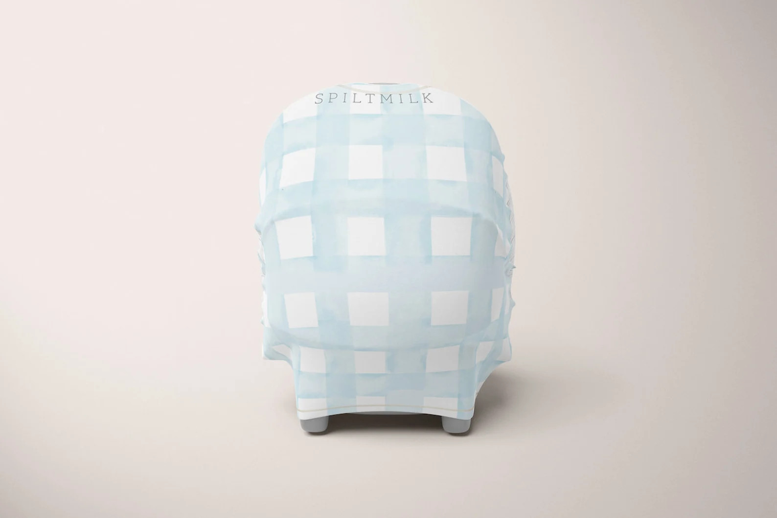 Nursing Carseat Cover In Blue Gingham  Multi-Purpose  | Etsy | Etsy (US)