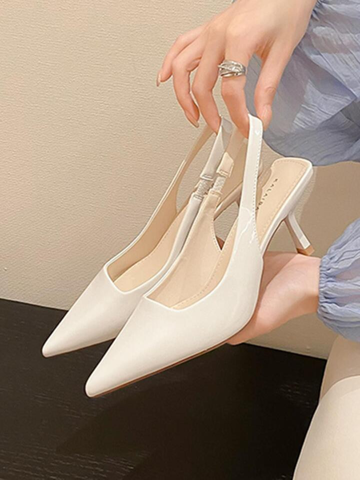 Fashionable And Elegant Pointed-Toe High Heel Shoes For Women, With Comfortable And Breathable De... | SHEIN