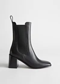 Heeled Leather Chelsea Boots | & Other Stories (EU + UK)