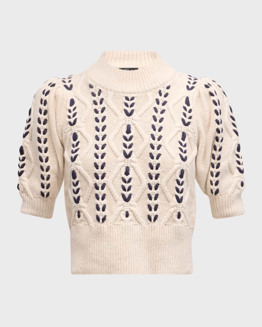 Rails Addy Short-Sleeve Sweater | Neiman Marcus