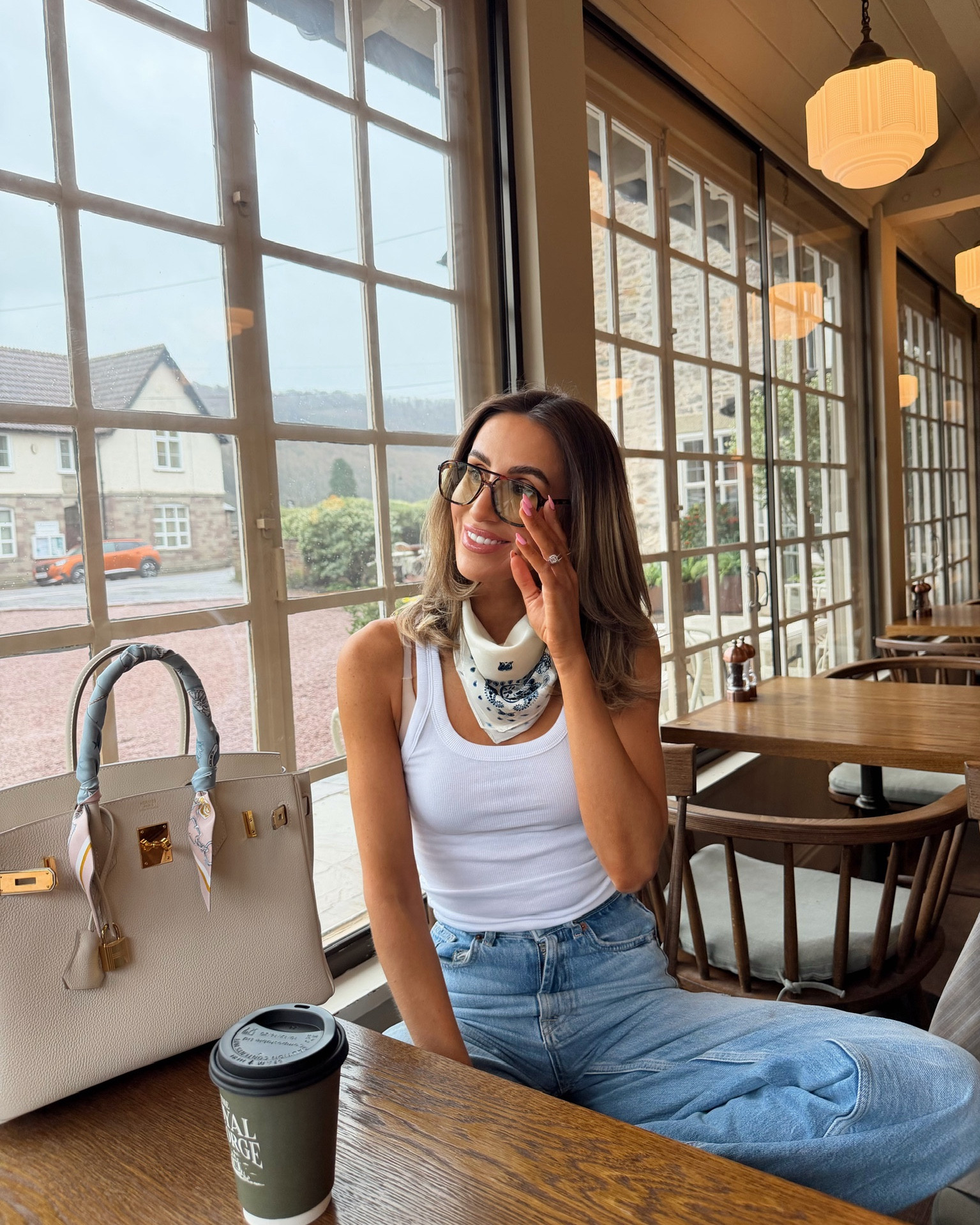 OOTD 🤍☕️🦋

#LTKspring #LTKuk #LTKstyletip