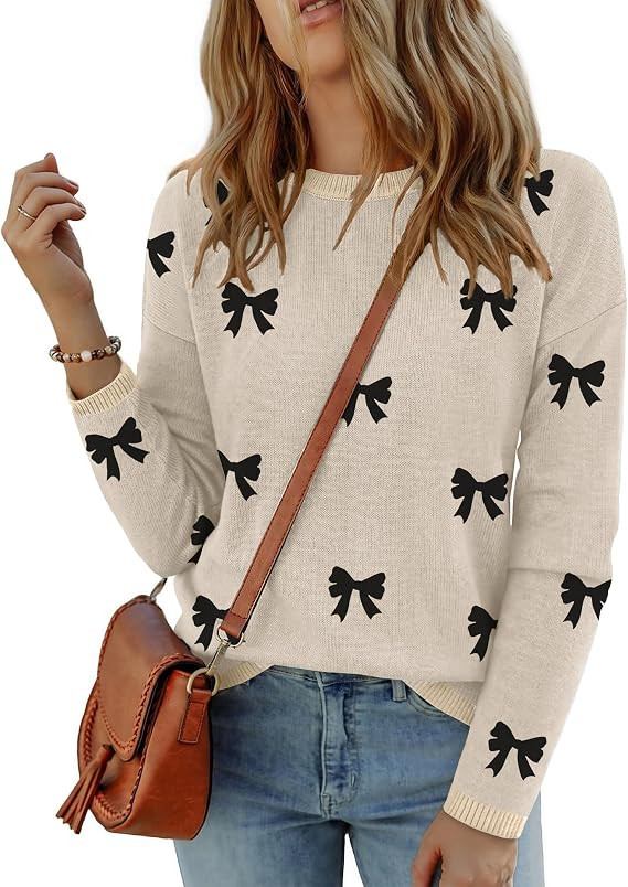 Zeagoo Sweaters for Women Fall Outfits Trendy 2026 Long Sleeve Shirts Bussiness Casual Knit Pullo... | Amazon (US)