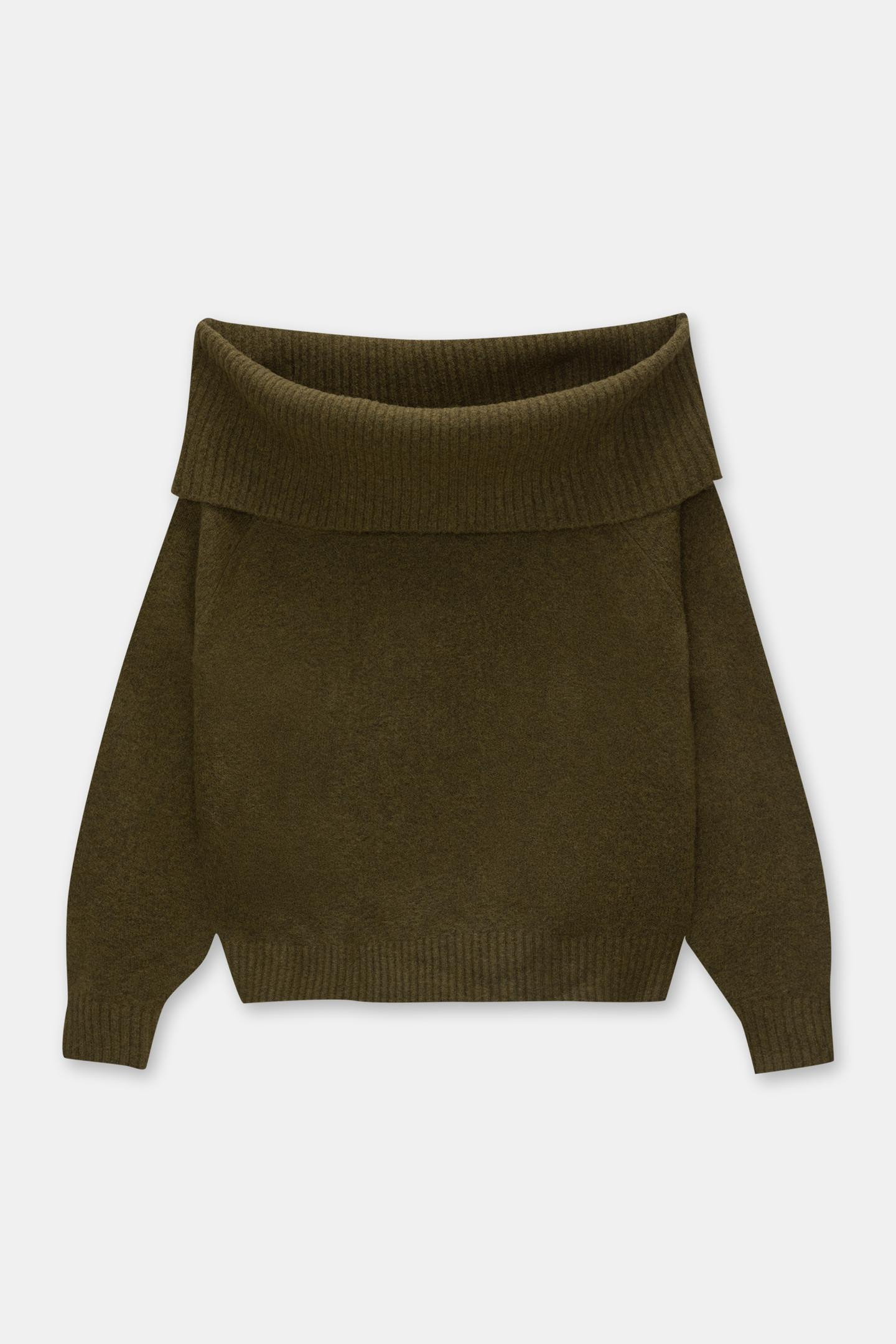 Soft jumper with Bardot neckline | PULL and BEAR UK