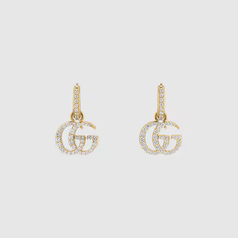 Gucci - GG Marmont crystal earrings | Gucci (CA)