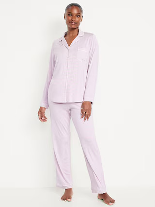 Knit Pajama Pant Set | Old Navy (US)