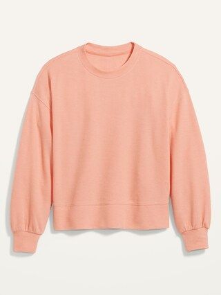 French-Rib Lounge Sweatshirt for Women | Old Navy (US)