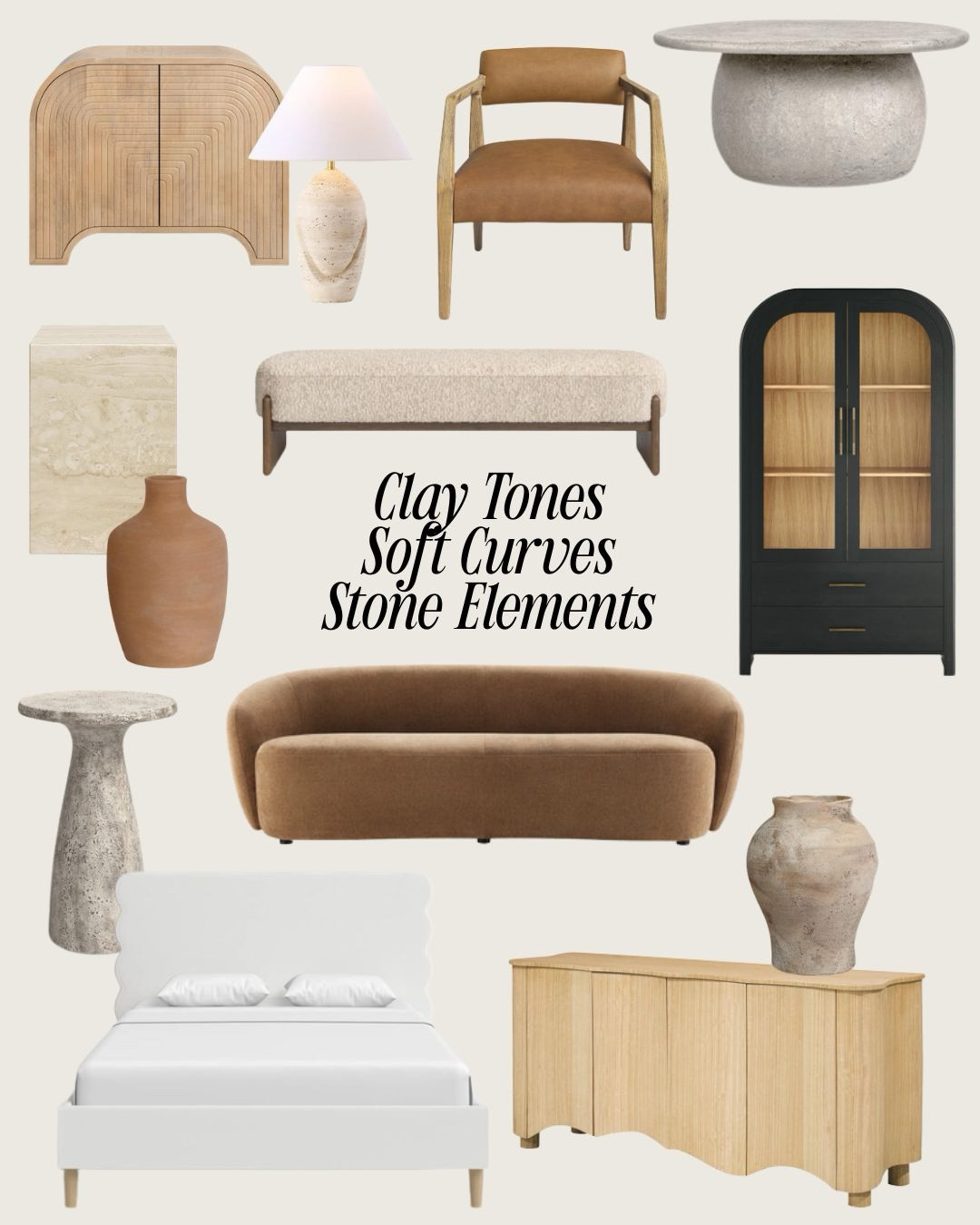 What we are loving in 2026:
Clay tones
Soft curves
Stone elements

#LTKHome