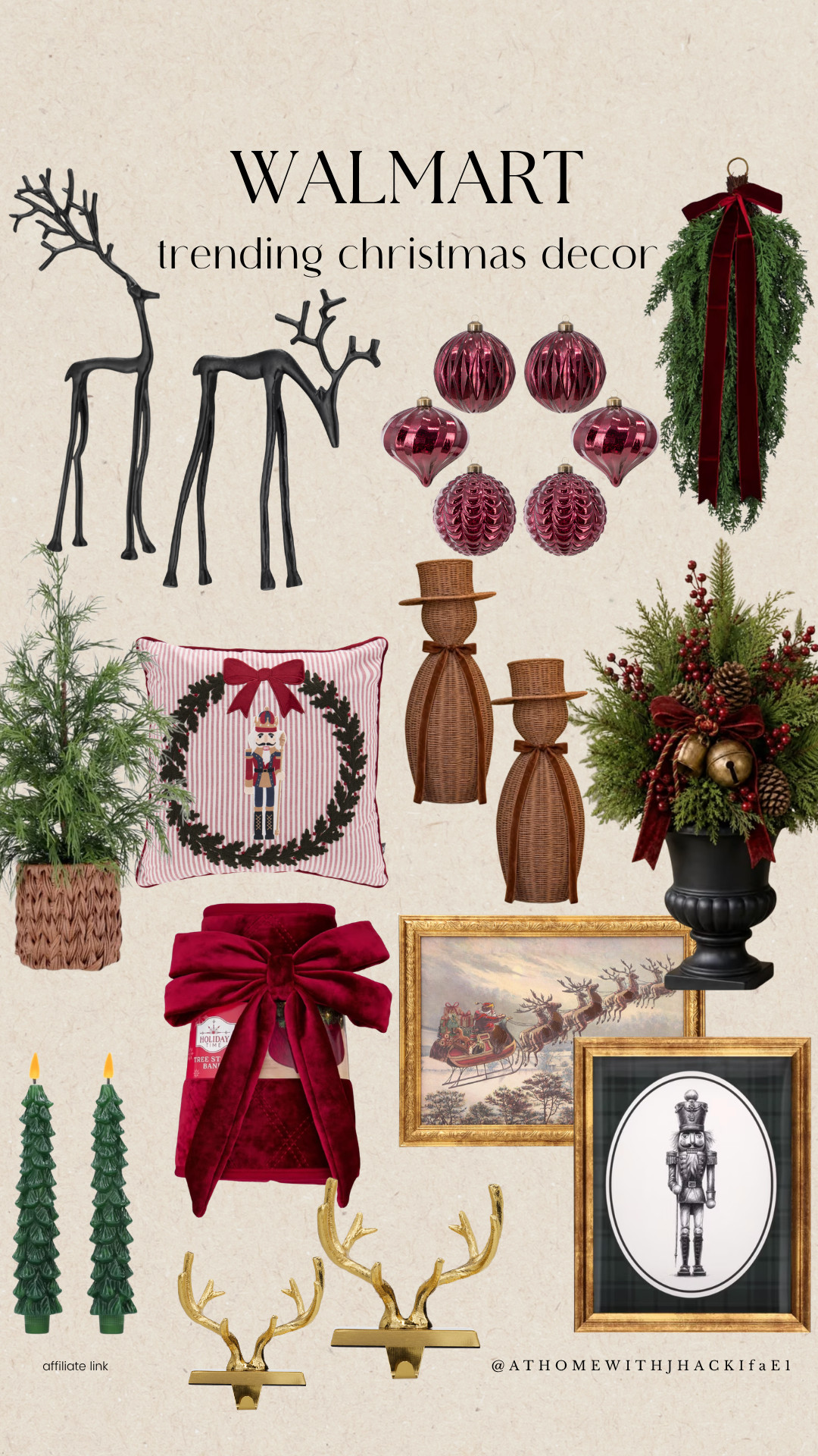Walmart Christmas decor, Walmart Christmas finds, trending Christmas decor, Christmas home decor, holiday decorating ideas, traditional Christmas decor, vintage Christmas decor, burgundy Christmas decor, red Christmas decor, green Christmas decor, velvet bow Christmas decor, Christmas wreath decor, Christmas ornaments, Christmas pillow, nutcracker decor, reindeer Christmas decor, wicker Christmas decor, Christmas wall art, Christmas candle decor, Christmas greenery, cozy Christmas home, classic Christmas decor, elegant Christmas decor, affordable Christmas decorations, Walmart holiday finds, Christmas decor trends 2026

#LTKSeasonal #LTKHome