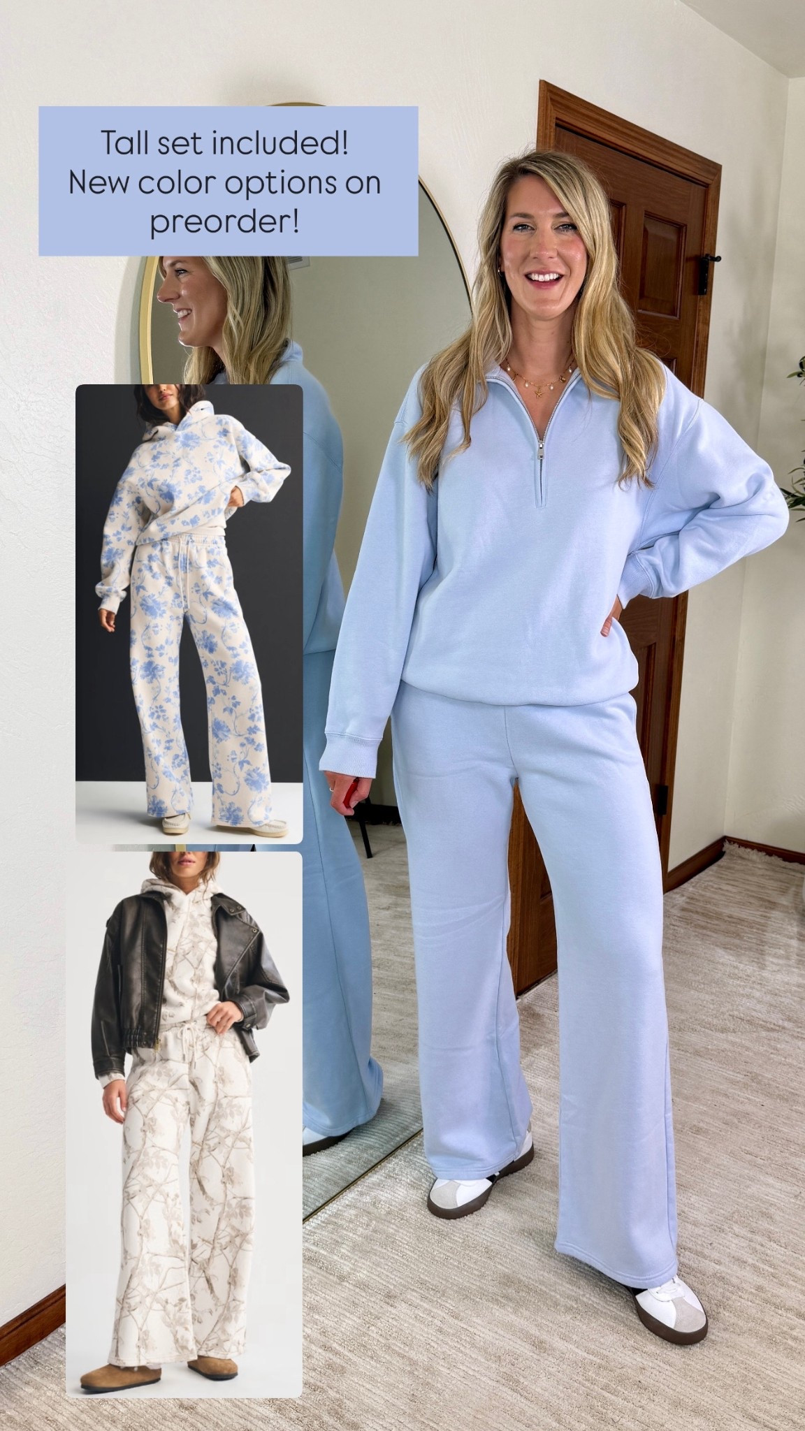 ⚠️Code AFLTK
Tall sweatpants and sweatshirt is long arm approved! 
Matching set- lounge set ,  camo

#LTKTall #LTKSaleAlert #LTKFallSale