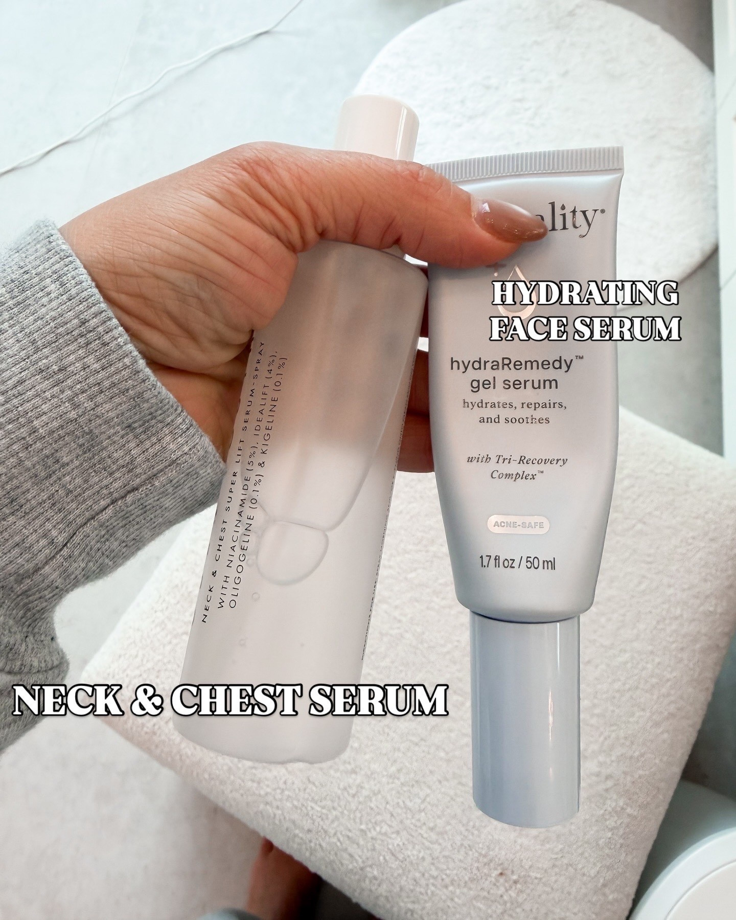 Self care favorites! Hydrating face serum and neck and chest serum

#LTKBeauty #LTKOver40