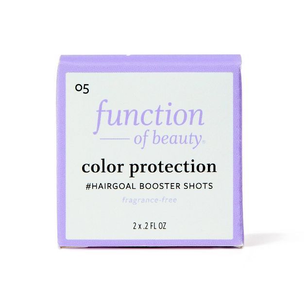 Function of Beauty Color Protection #HairGoal Booster Shots with Rice Protein - 2pk/0.2 fl oz | Target