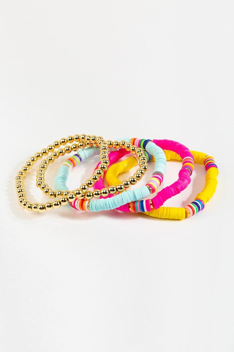 Avah Beaded Bracelet Set | Francesca’s Collections