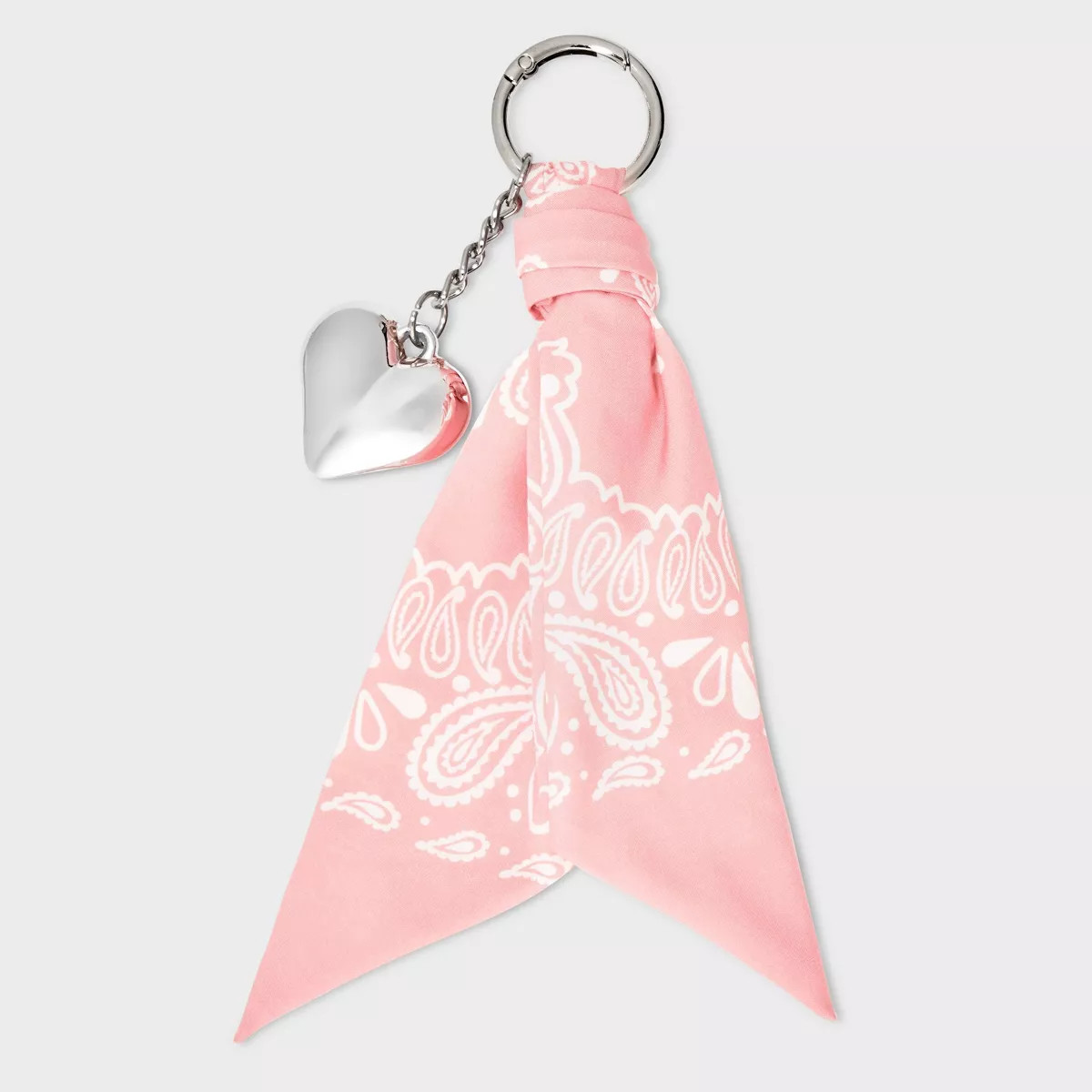 Bandana and Heart Bag Charm - Universal Thread™ Pink | Target
