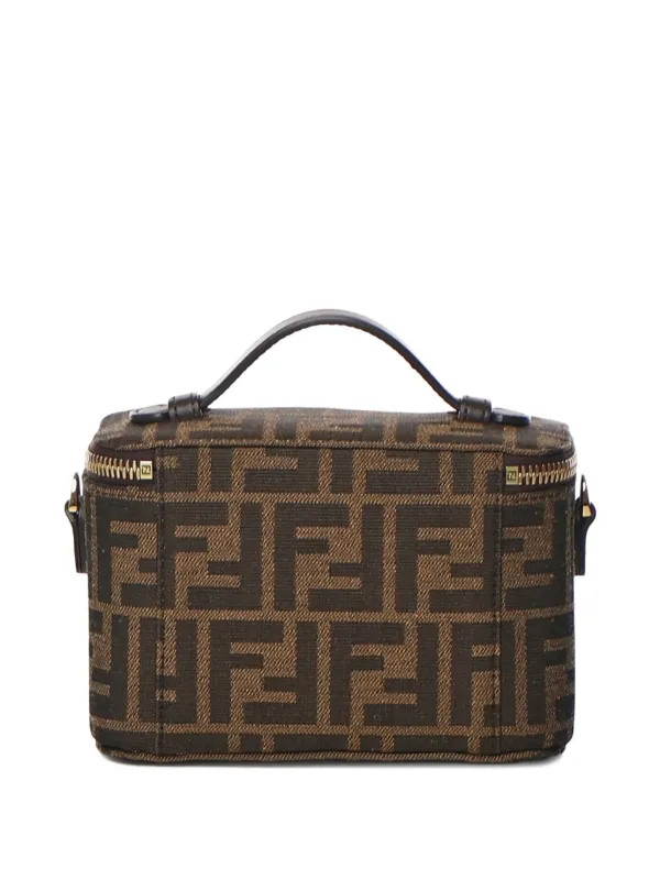 FENDI Vanity FF-pattern top-handle Shoulder Bag | FARFETCH | Farfetch Global