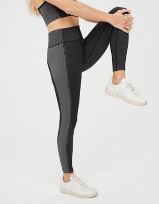 OFFLINE By Aerie Seamless High Waisted Two Tone Legging | Aerie