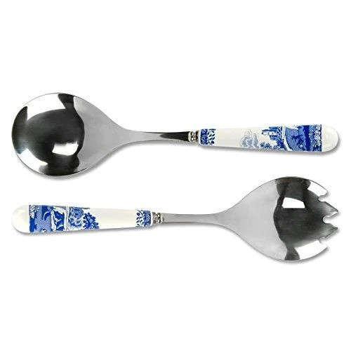 Spode Blue Italian S/2 Salad Servers - Walmart.com | Walmart (US)