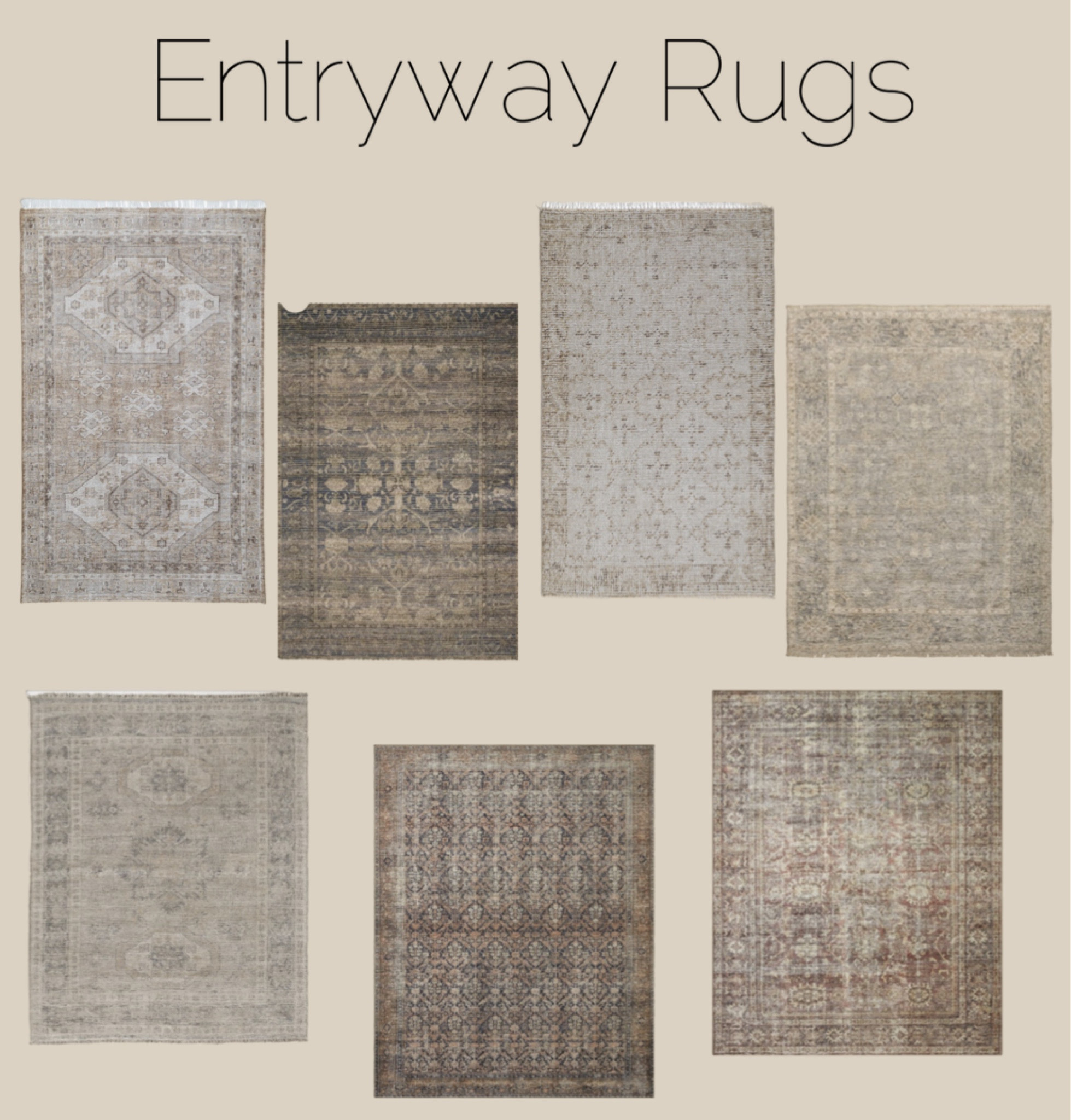Entryway rug favorites 

#LTKFind #LTKhome #LTKstyletip