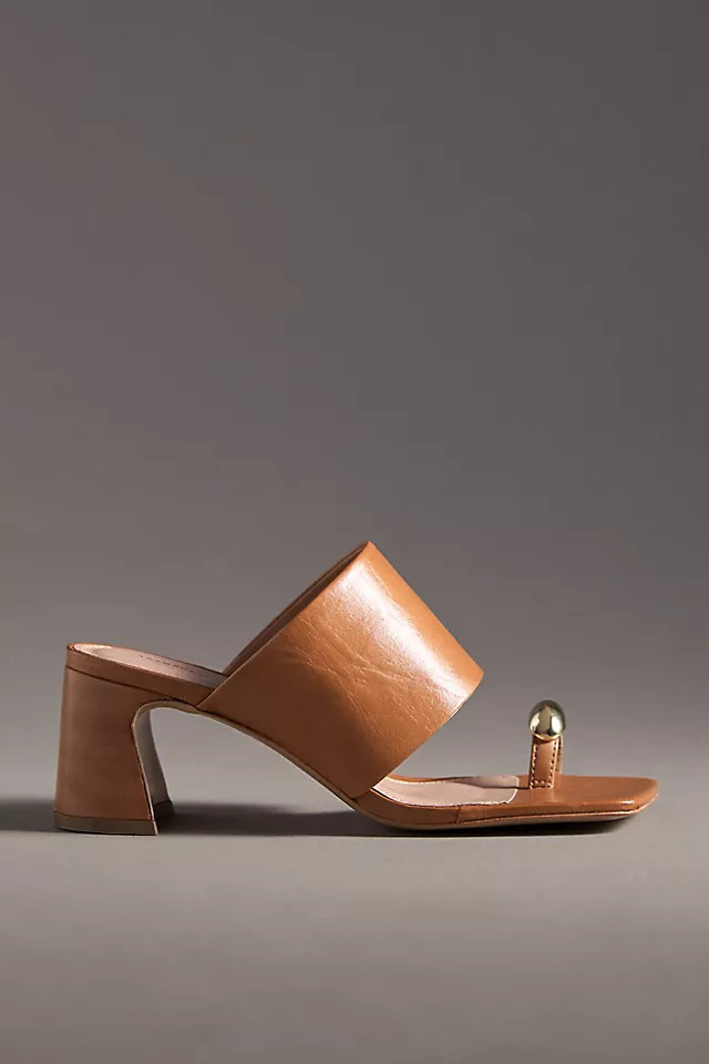 Toe-Ring Block-Heel Mules | Anthropologie (US)