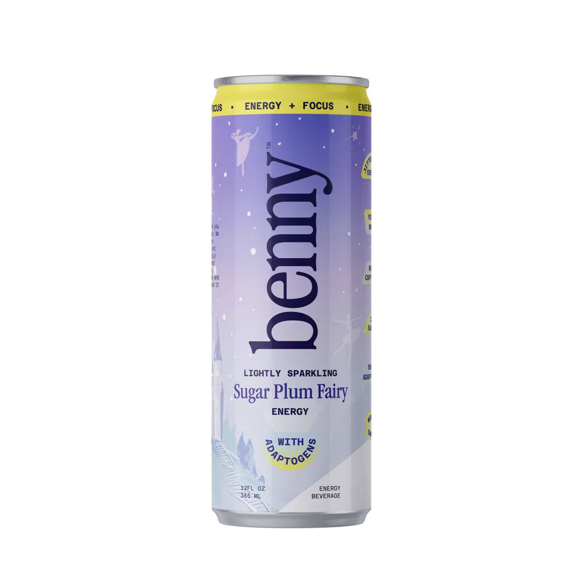 Benny Sugar Plum Fairy Holiday Lightly Sparkling Energy Drink - 12 fl oz Can | Target