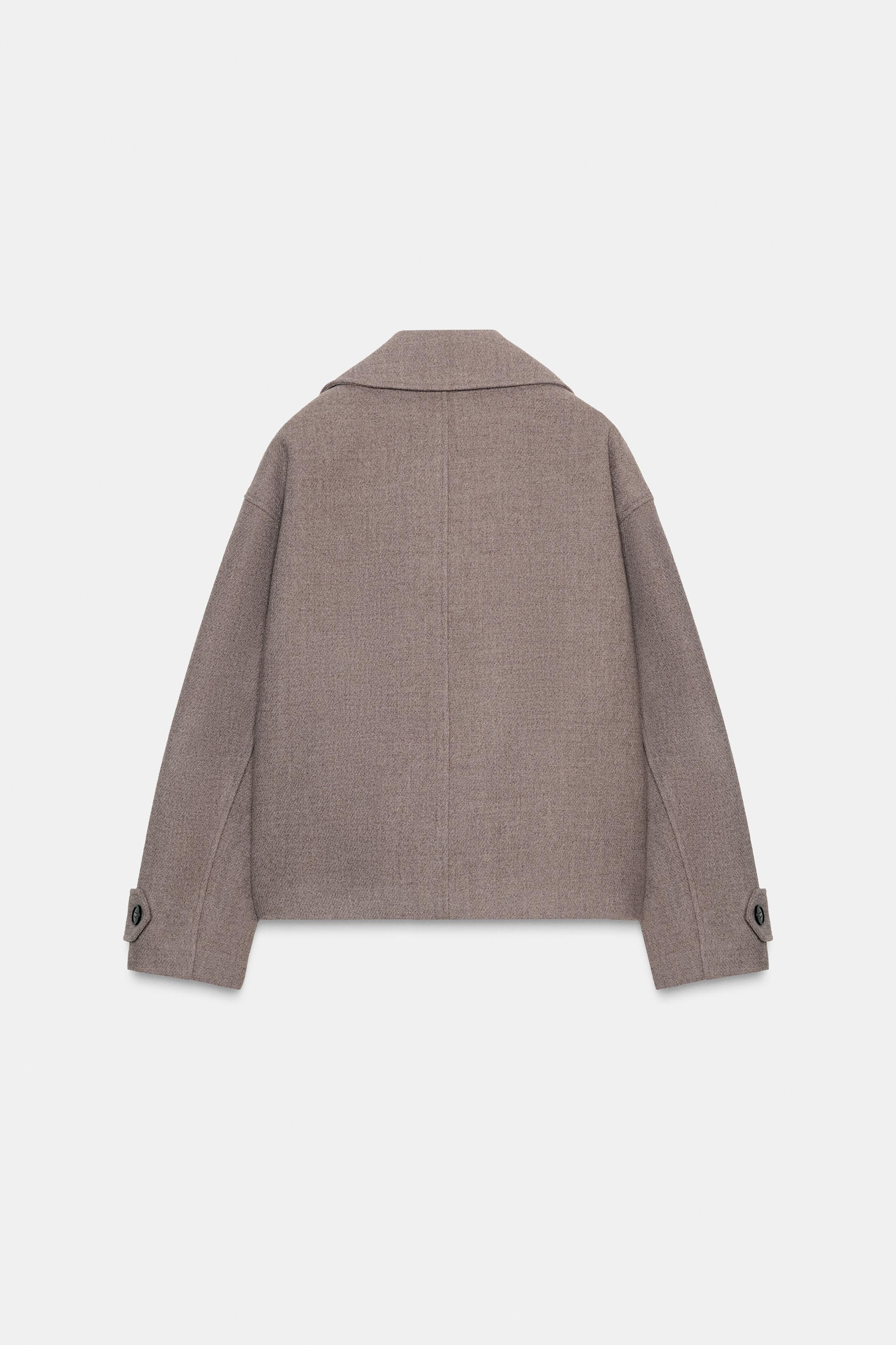 DOUBLE-BREASTED SHORT COAT | Zara US