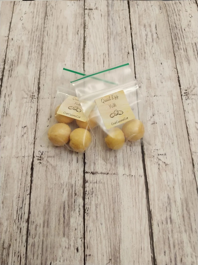 Quail Egg Yolks - Hermit Crab Food - Protein - Crabcuisineco - Etsy | Etsy (US)