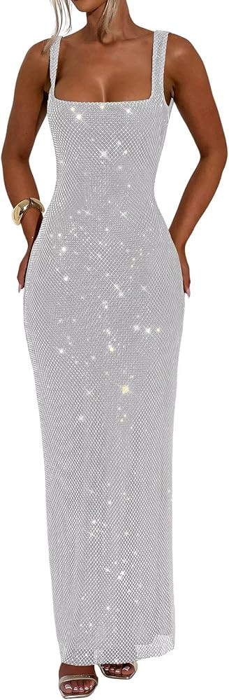 Sparkly Sequin Meramid Prom Dresses Spaghetti Straps Square Neck Tube Formal Evening Party Club G... | Amazon (CA)